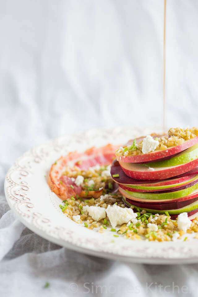 Beetroot, apple and freekeh salad | insimoneskitchen.com