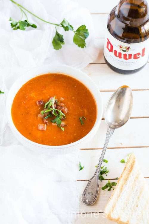 Tomato soup with a devilish twist | insimoneskitchen.com
