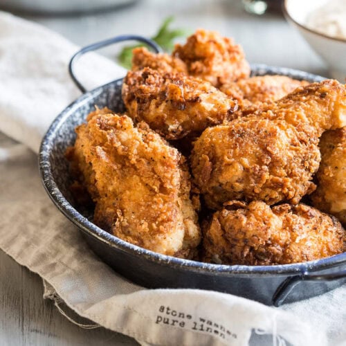 Crispy fried chicken