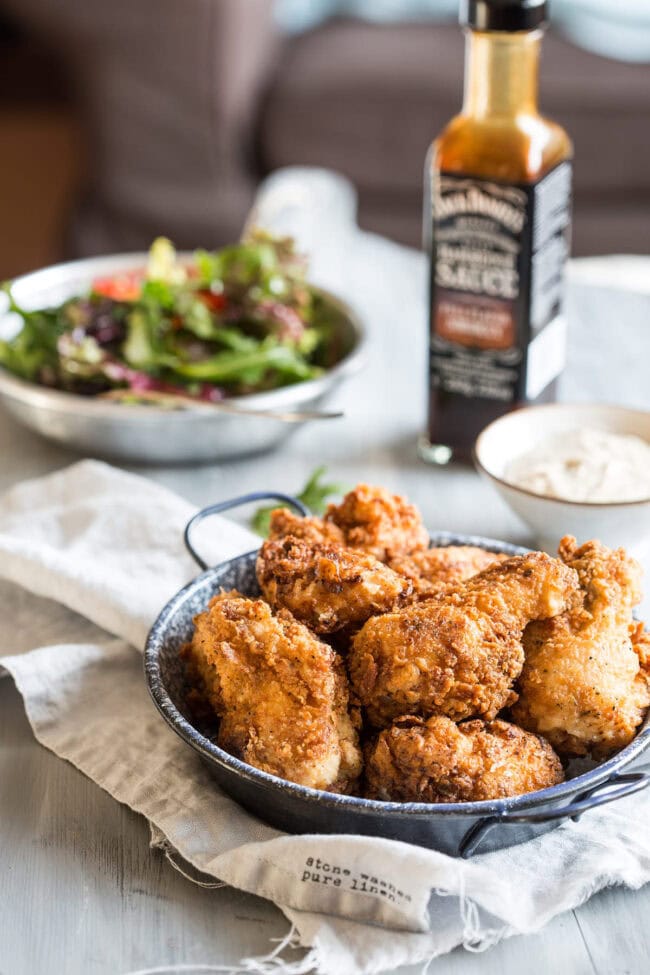 Crispy fried chicken