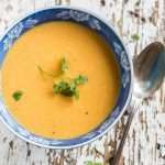 Sweet potato soup with chicken | insimoneskitchen.com