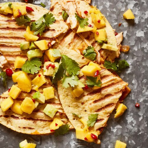 Chicken quesadillas