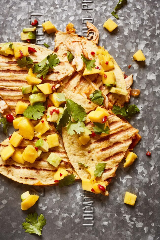 Chicken quesadillas