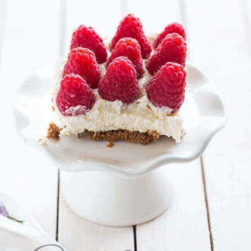 Frambozen cheesecake | insimoneskitchen.com