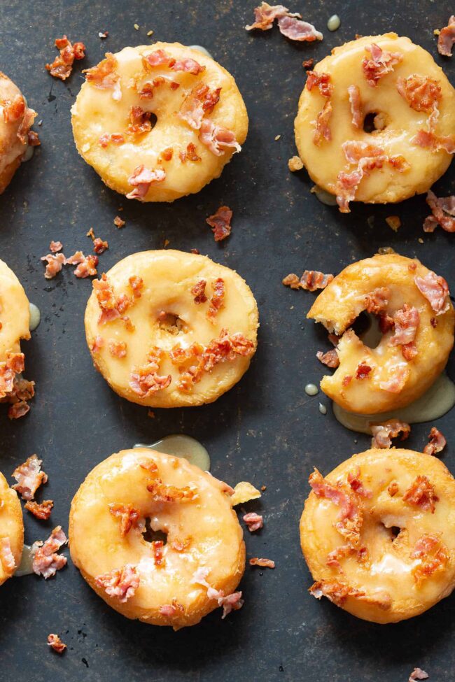 Donuts with bacon