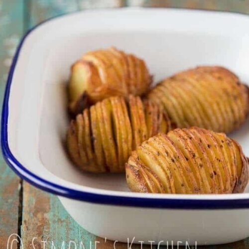 hasselback potatoes | insimoneskitchen.com