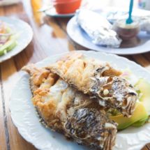 Fresh seafood lunch at Purunchi - Curacao | insimoneskitchen.com