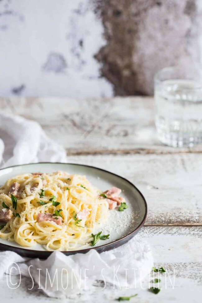 Pasta carbonara | insimoneskitchen.com