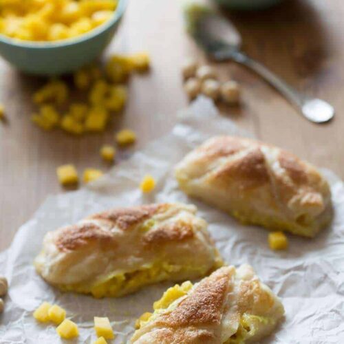 Mango cream rolls | insimoneskitchen.com