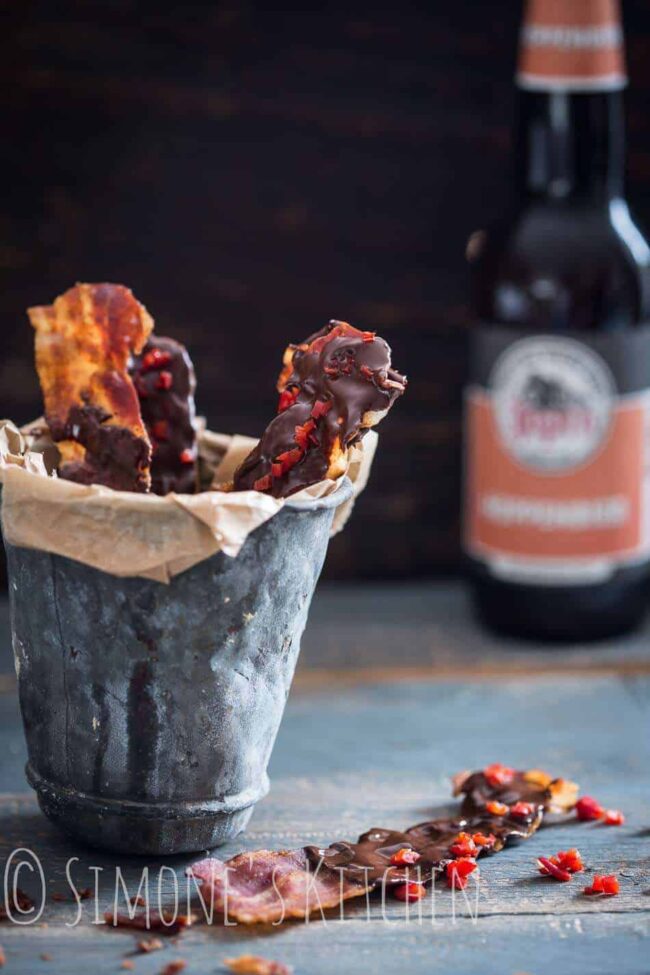 Bacon in chocolate | insimoneskitchen.com