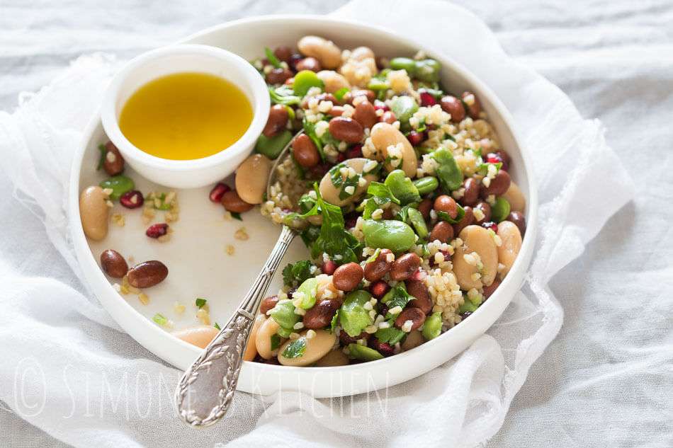 Mixed beans salad | insimoneskitchen.com