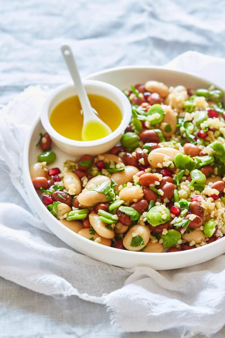 Couscous salad with beans