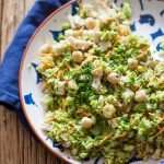 Broccoli salad with turkey and hazelnuts | insimoneskitchen.com