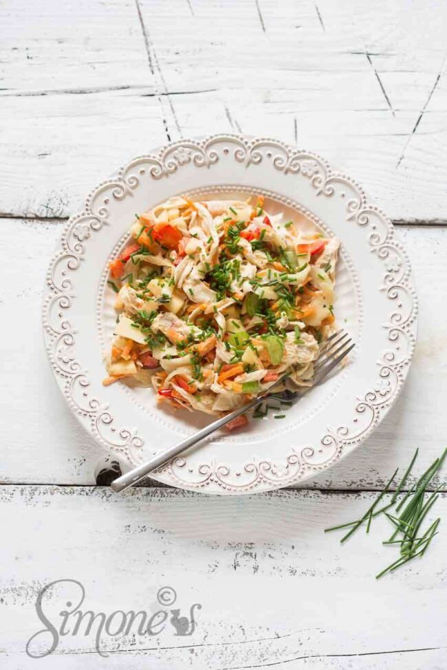 Whole30 approved chicken salad with fennel | insimoneskitchen.com