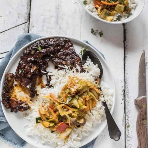 Pork belly Indonesian style