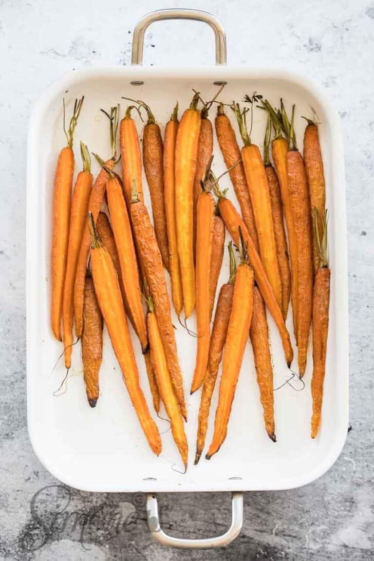 Roasted carrots with fennel
