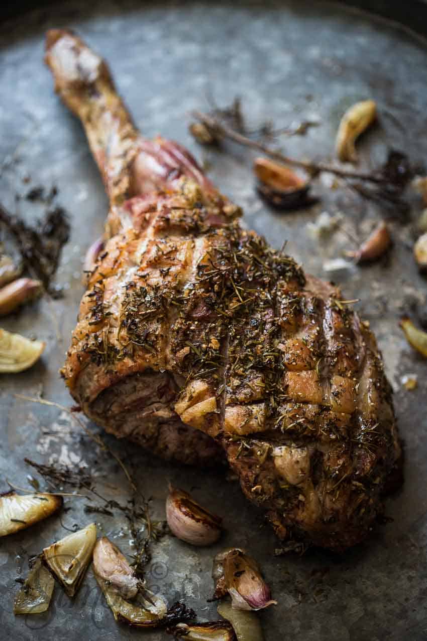 Perfect leg of lamb