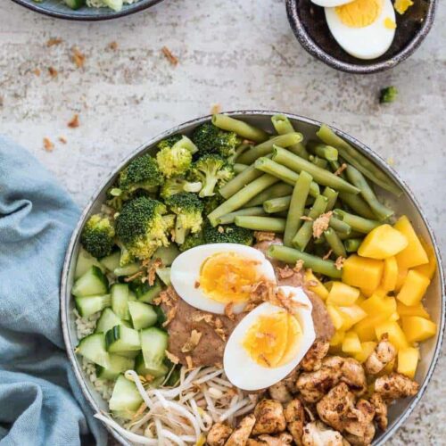 Paleo gado gado bowl | insimoneskitchen.com