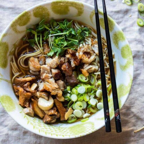 Pork belly ramen noodle dish | insimoneskitchen.com