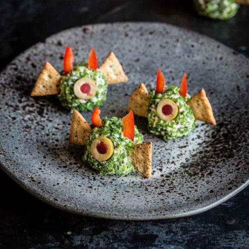 Halloween cheese ball