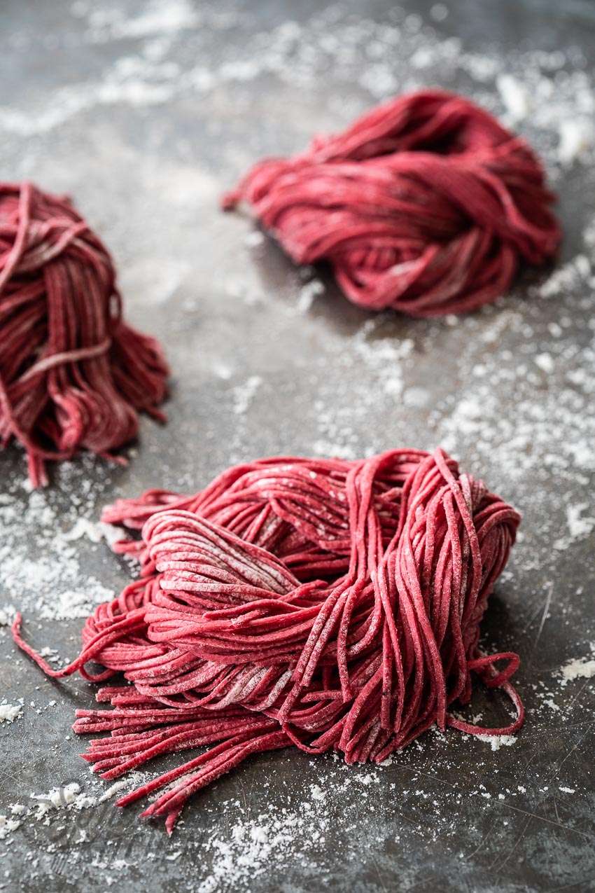 How to make red beetroot pasta | insimoneskitchen.com