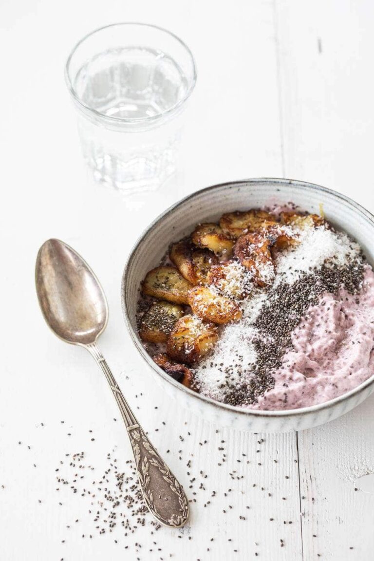 raspberry chia pudding