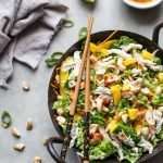Quick thai salad with chinese cabbage
