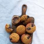 Breakfast muffins with chufa