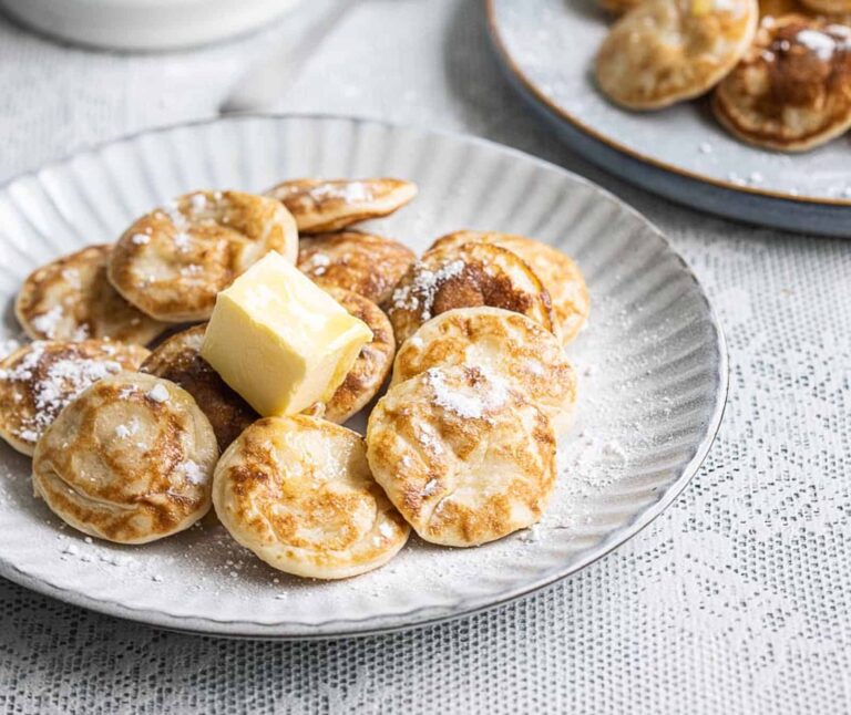 Dutch poffertjes