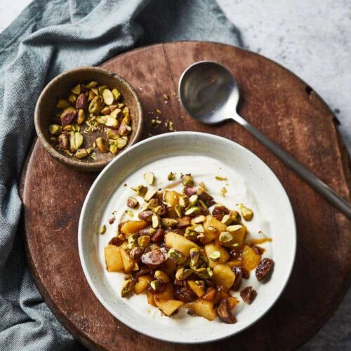 apple compote with chestnuts