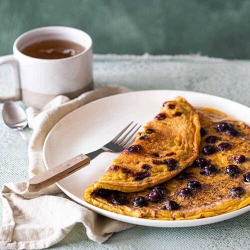Blueberry pancake