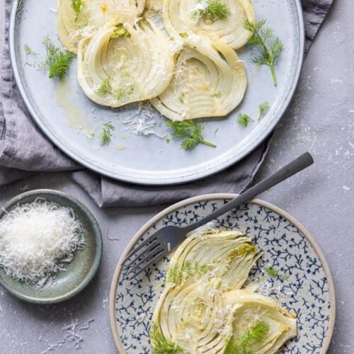 Braised fennel with parmesan