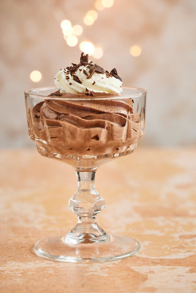 Chocolate mousse no eggs