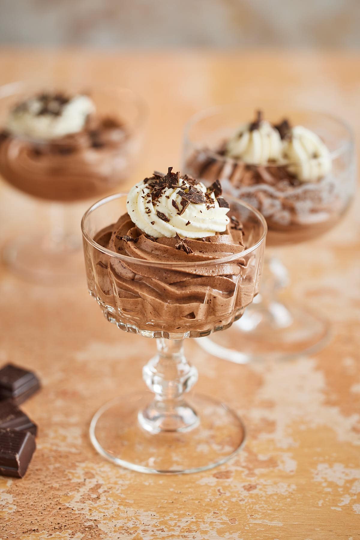 Chocolate mousse without eggs