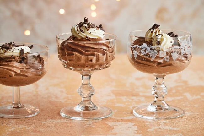 Chocolate mousse no eggs