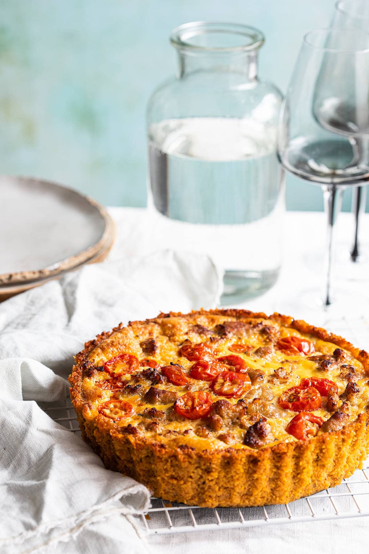 Easy gluten free pumpkin quiche