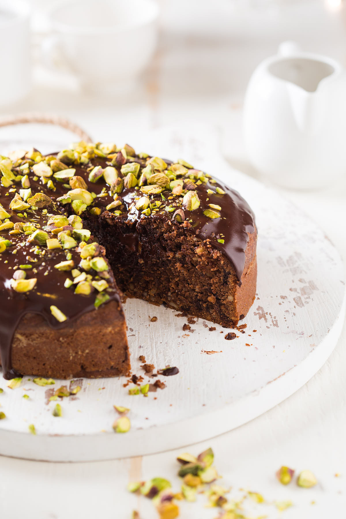Chocolate cardamom cake