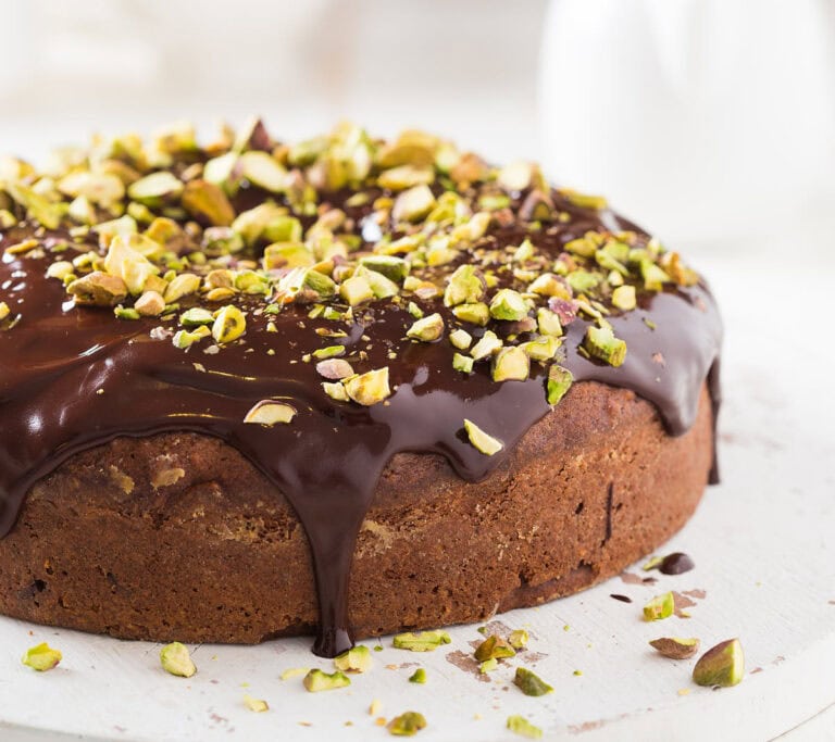 Chocolate cardamom cake