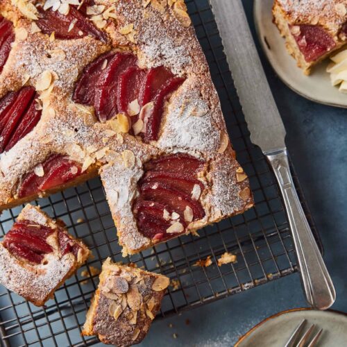 gluten free poached pear cake