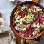 Belgian endive salad with blue cheese