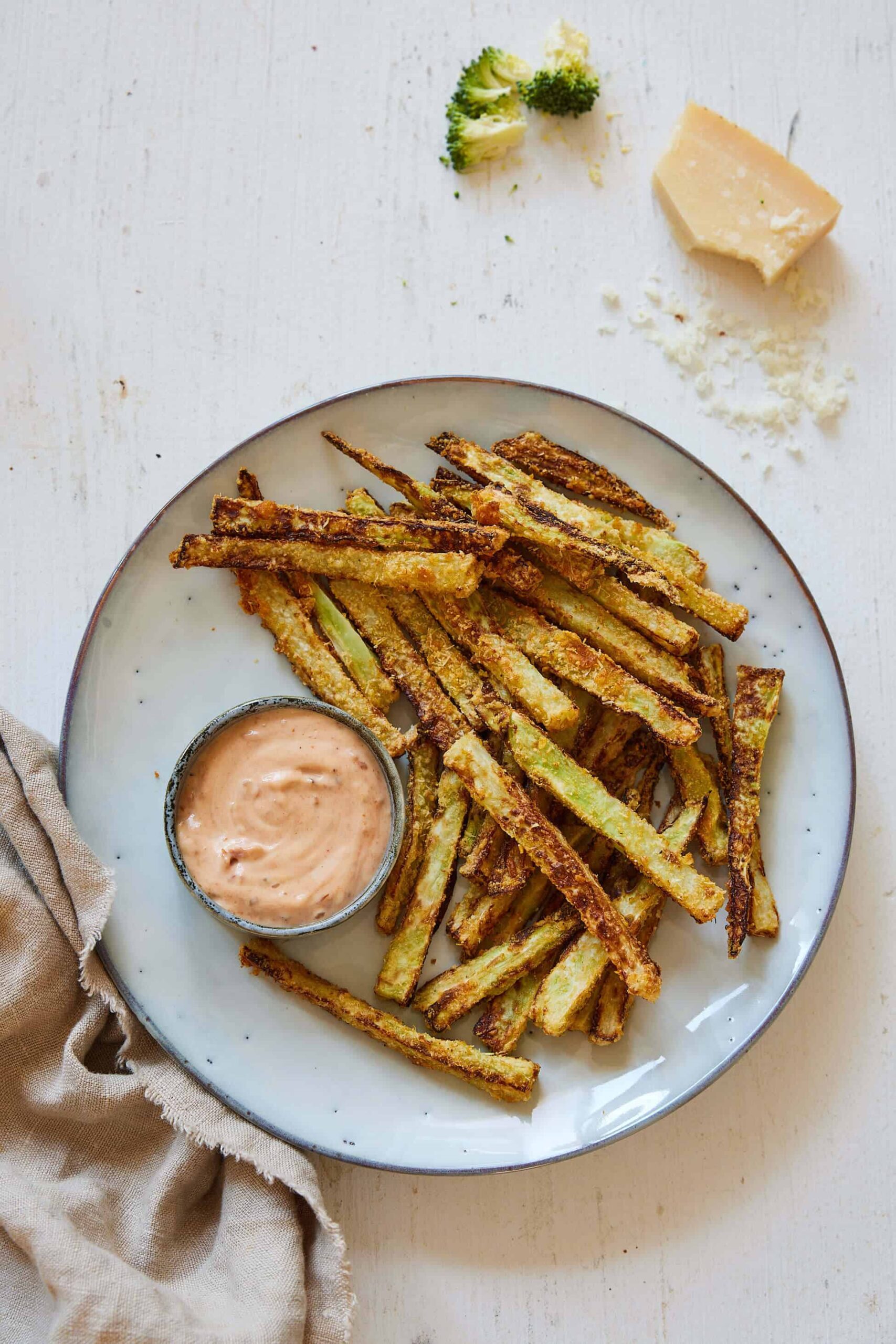 broccoli fries from the air fryer