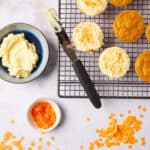 Orange king's day muffins