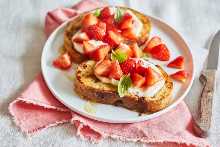 Strawberry french toast