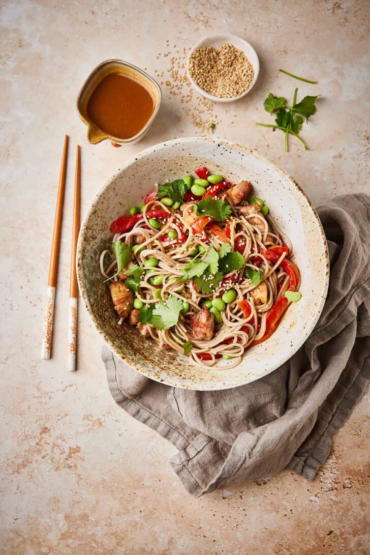 noodle salad with chicken