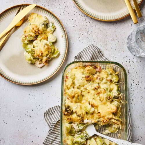 Brussels sprouts gratin