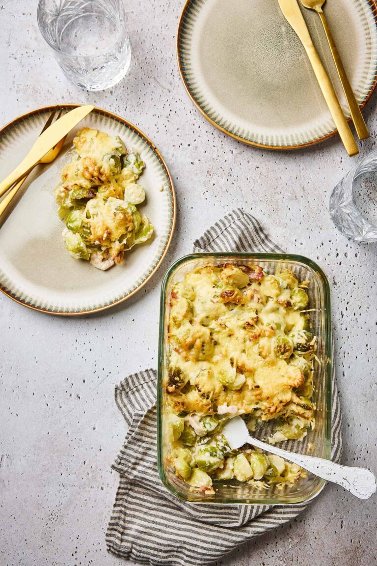 Brussels sprouts gratin