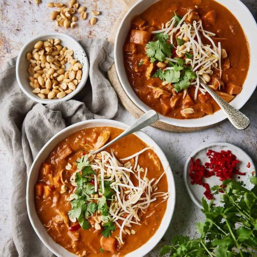 peanut soup with sweet potato