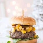 Super delicious and easy Christmas burger