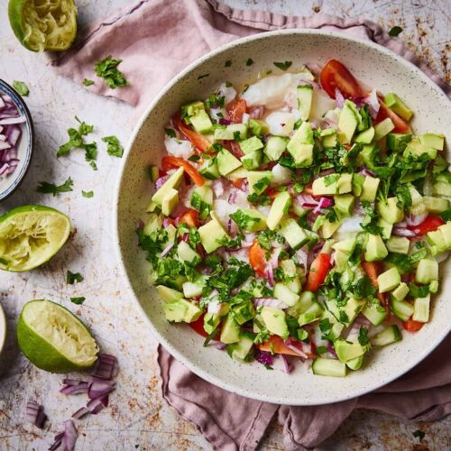 Aguachile recipe with fresh cod