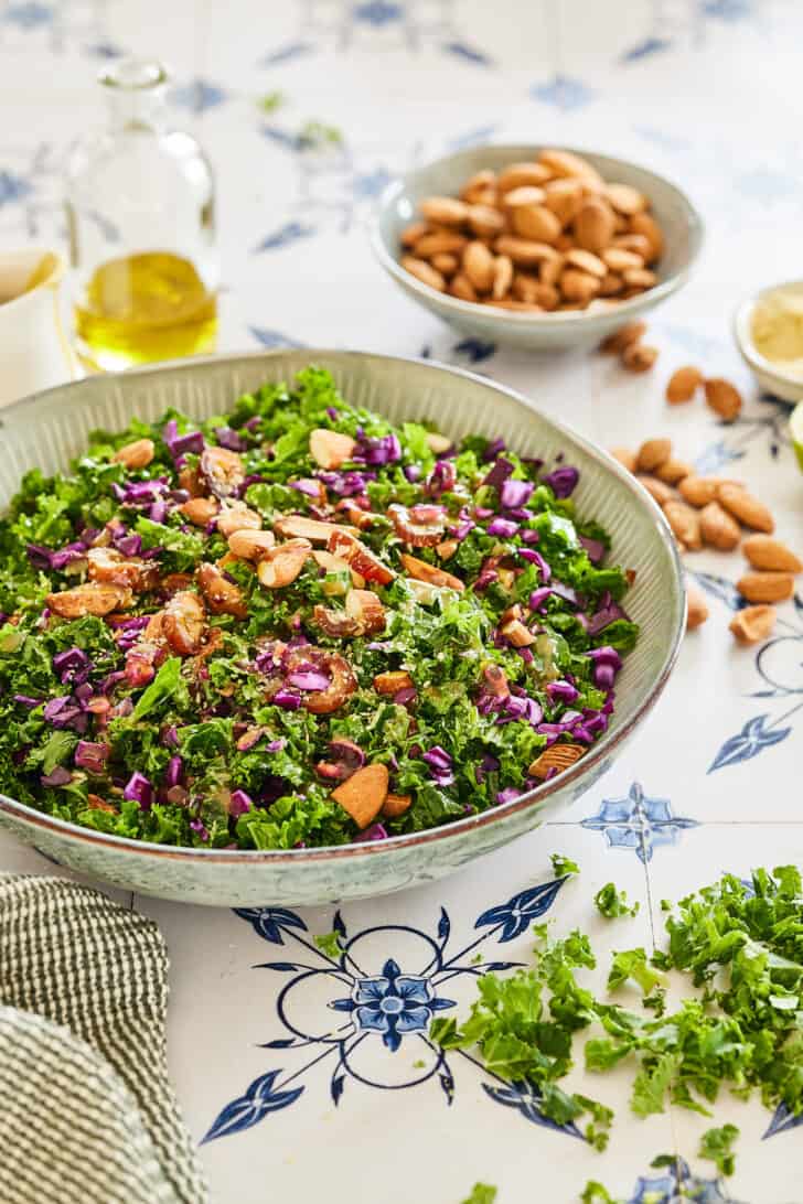 Vegan kale salad recipe